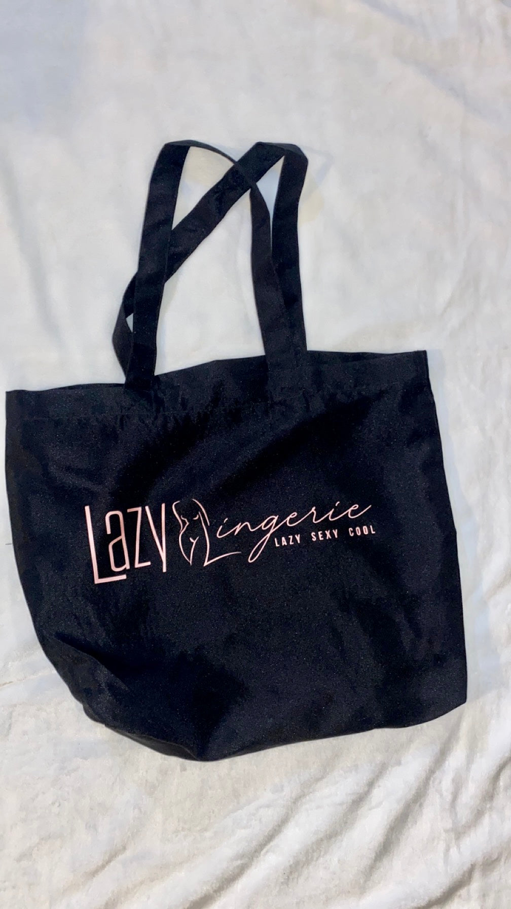 Lazy Lingerie canvas tote bag